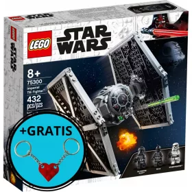    LEGO Star Wars 75300 Imperial TIE Fighter + Lego-Herz-Schlüsselanhänger