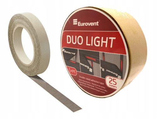 Eurovent Duo doppelseitiges Klebeband 20 mm x 25 m