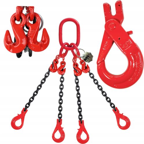 KETTE EINZEL 4C 4,25T 2,4M SICHERER HAKEN