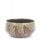  Edelman Blumentopf 32,5 cm x 32,5 x 15 cm Keramik in Braun- und Beigetönen