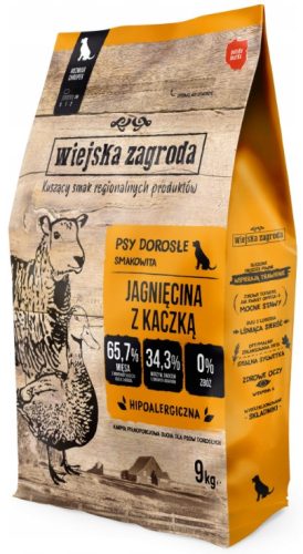 Wiejska Zagroda Trockenfutter Lamm mit Ente 9 kg