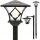 Gartenlampen stecken im Boden fest SuperLED Solarlampe, schwarz, 150 cm, 1 Stk.