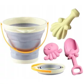 Zusammenklappbarer Eimer, Rechen, Sandschaufel, Form