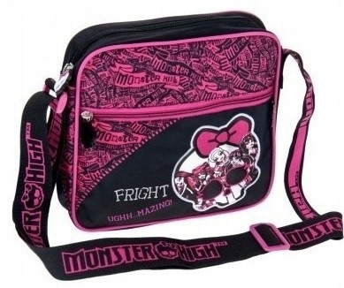  Starpak schwarze Kindertasche, Monster High-Rosatöne