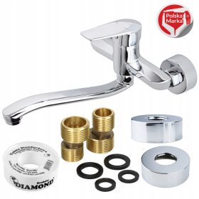  Sotbe GAULA Wandwaschtischarmatur, Chrom