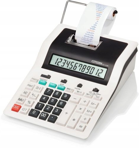  Rechner mit Citizen CX-123N-Drucker