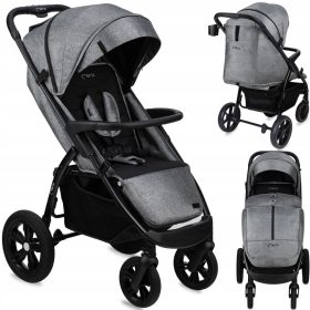  MoMi MIYA Kinderwagen Grau + Zubehör