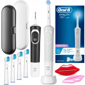  2 Oral-B Vitality elektrische Zahnbürsten-Set