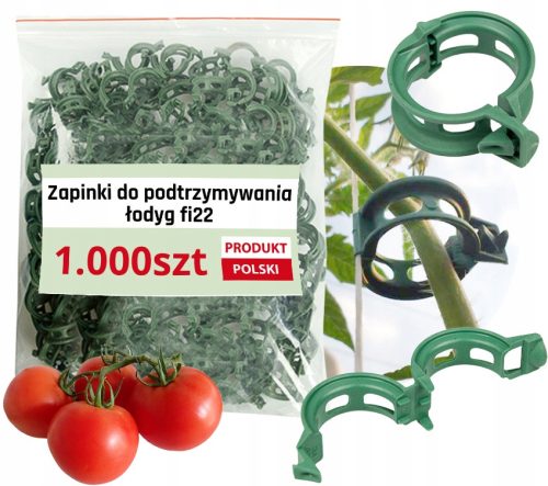  Rolmarket Pflanzenklammern grün 1000 Stk.