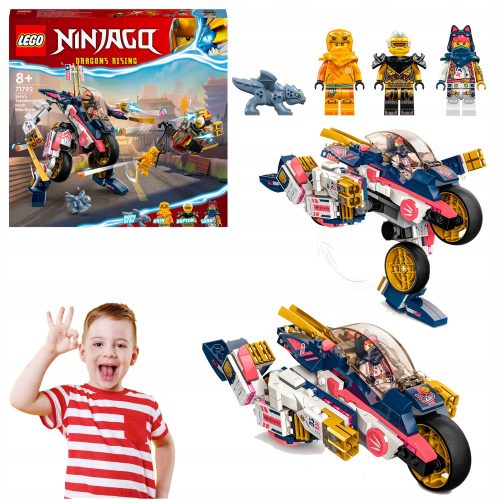  LEGO Duplo 1717923 Lego Ninjagos MECH VERWANDELT SICH IN EIN MOTORRAD Motorrad-Speeder-Roboter-Transfo