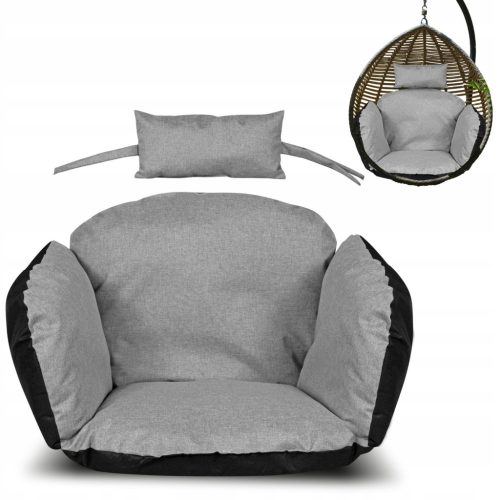  Kissen Picodia 113 x 112 x 10 grau