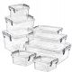  Set Bobi B-65072 transparente Behälter, 8 Stück