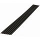 Lamellen 3D 6 Stk. auf Filz 275cmx27cm SCHWARZ