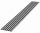 Lamellen 3D 6 Stk. auf Filz 275cm x 27cm SILBER