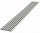 3D-Lamellen 6 Stk. auf Filz 275cmx27cm BIANCO