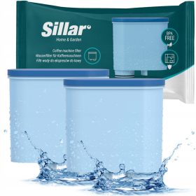    Sillar-Wasserfilter für Philips Saeco-Kaffeemaschine – 2x