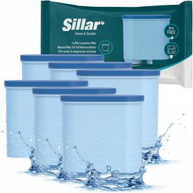    Sillar-Wasserfilter für Philips Saeco-Kaffeemaschine – 6x