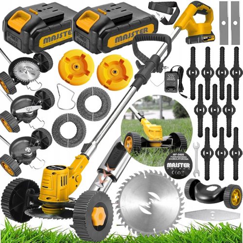 Trimmer, Freischneider und Grasschneider Akku-Trimmer mit Zubehör Majster Polska MP-0409 2,6 kg