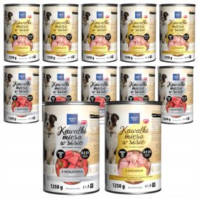  WAFI Fleischstücke in Soße mit Geflügel 1250g