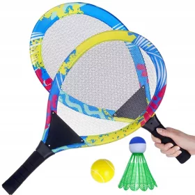 Raketenset mit Federball 8719202914832