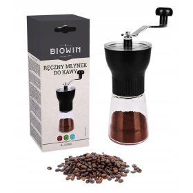  Browin Handmühle, Glas, 35 g, schwarz