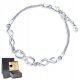  Infinity-Silber-Promi-Armband aus 925er Silber