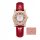  Produkt-Diamantuhr für Damen mit Lederarmband