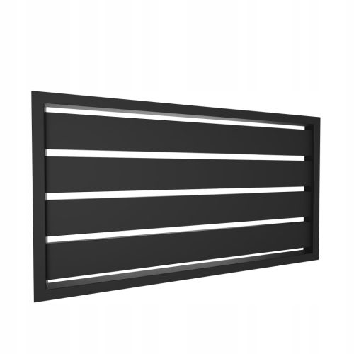  Raumheizkörper unter dem Fenster, schwarz, 60x140 TINIS