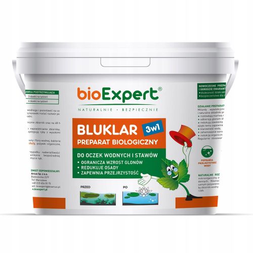  BLUKLAR 3 kg Teichbakterien gegen Schlampen und Algen