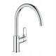 Grohe Bauflow silberner Stand-Küchenarmatur