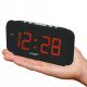 Uhr für zu Hause Verk Group Wecker, schwarz, 14,5 cm