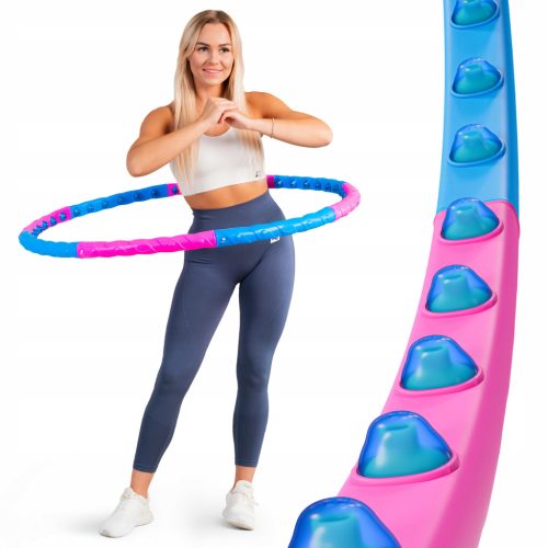  Hula Hoop mit Noppen Hop-Sport 103 cm rosa