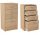  Kommode Möbel Bestseller Julia K026 45 x 35 x 85 cm Sonoma-Eiche