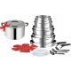  Tefal INGENIO EMOTION Topfset, Edelstahl, 20-tlg.