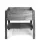  Esschert Design Blumentopf 80,5 cm x 40 x 78,5 cm Holztöne in Grau und Silber