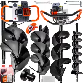 Wuber WR-GD-520 Benzin-Bohrgerät 3800 W / 5,2 PS