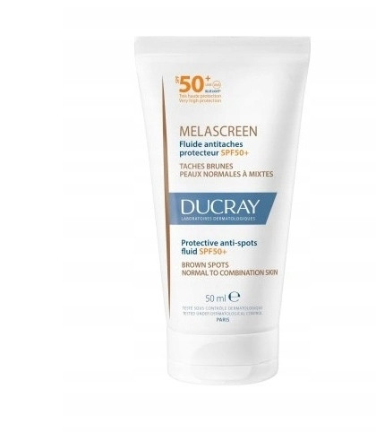 Ducray Melascreen Fluid gegen Pigmentflecken SPF50+ für normale und Mischhaut 50ml