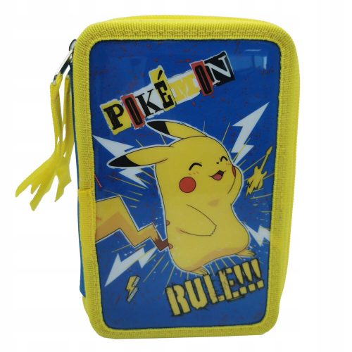  Pokemon-Federmäppchen mit 3-stöckiger Pikachu-Ausrüstung