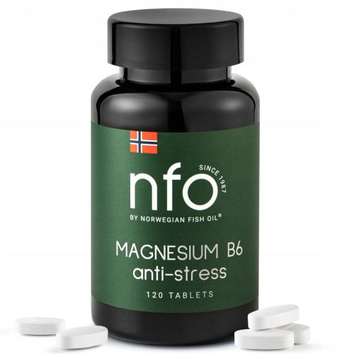 Norwegisches Magnesium B6-Komplex, Natürlich, 120 Tabletten