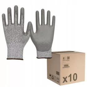   CON-Handschuhe Schnittschutz-Arbeitshandschuhe Größe 10 - XL 10 Paar