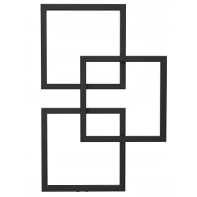  Dekorativer Badheizkörper 100/66, mattschwarz