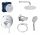 Grohe Essence Unterputz-Badewannen- und Duscharmatur, Chrom + 6 weitere Produkte