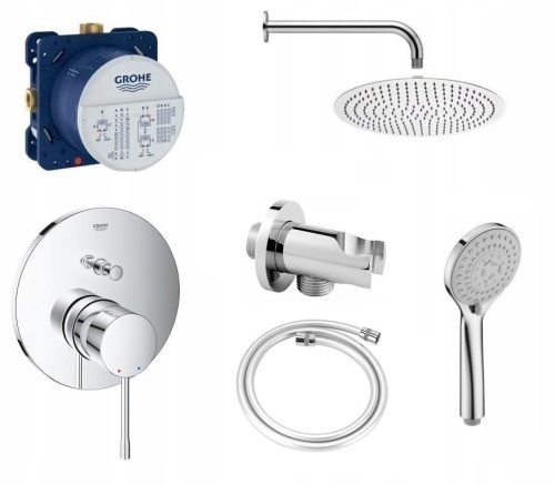 Grohe Essence Unterputz-Badewannen- und Duscharmatur, Chrom + 6 weitere Produkte