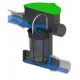  Regenwassertank 20 l 50 x 47 cm schwarz