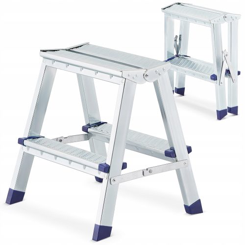 Höhere S-1202-Stahlleiter, 2,42 m, bis 125 kg