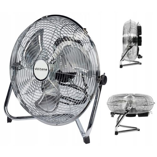 Ventilatoren für Hause Volteno VO0547 Bodenventilator silber/grau + Bedienungsanleitung TRIPE gekocht mit Knochenpaprika