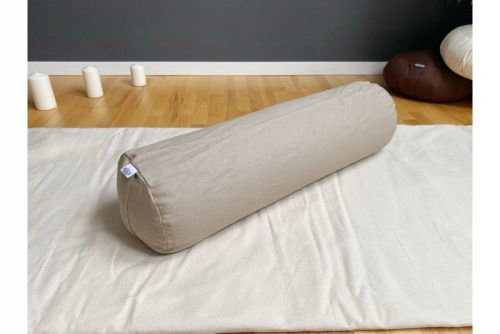  YOGA-Nackenrolle 70x20cm mit LILA Bezug