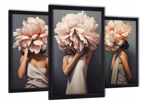 Bilder an der Wand Bild für Wohnzimmer, Schlafzimmer, Posterrahmen, 3er-Set