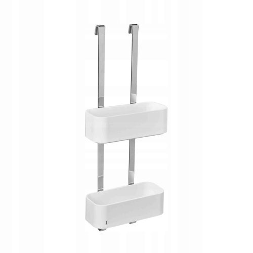 Badezimmerregale Tiger 2-Store Hängeduschregal 13,3x24,9x65 cm weiß