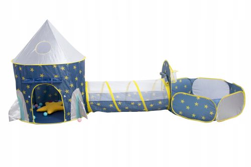 Aga4Kids Kinderzelt mit Klettertunnel, rosa